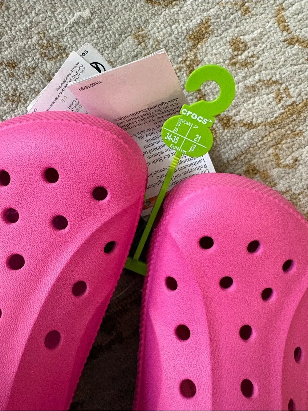 CROCS lightweight foam